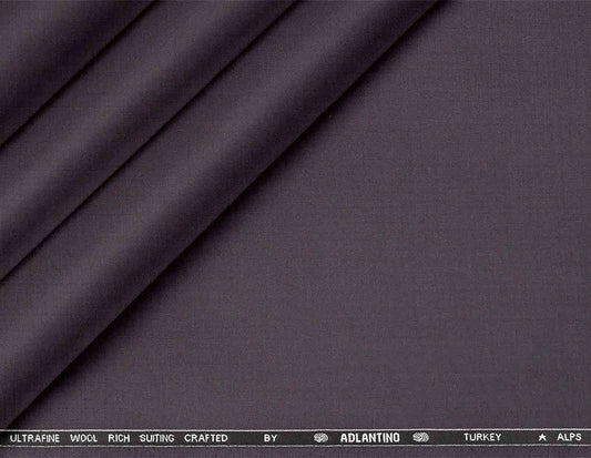 Ultra Premium Charcoal Super 140’s Ultrafine Wool Rich Suiting Fabric