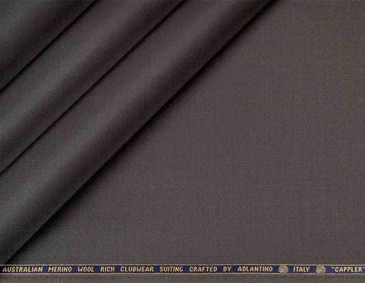 Charcoal Grey Poly Wool Super 130’s Australian Merino Wool-Rich Clubwear Suiting