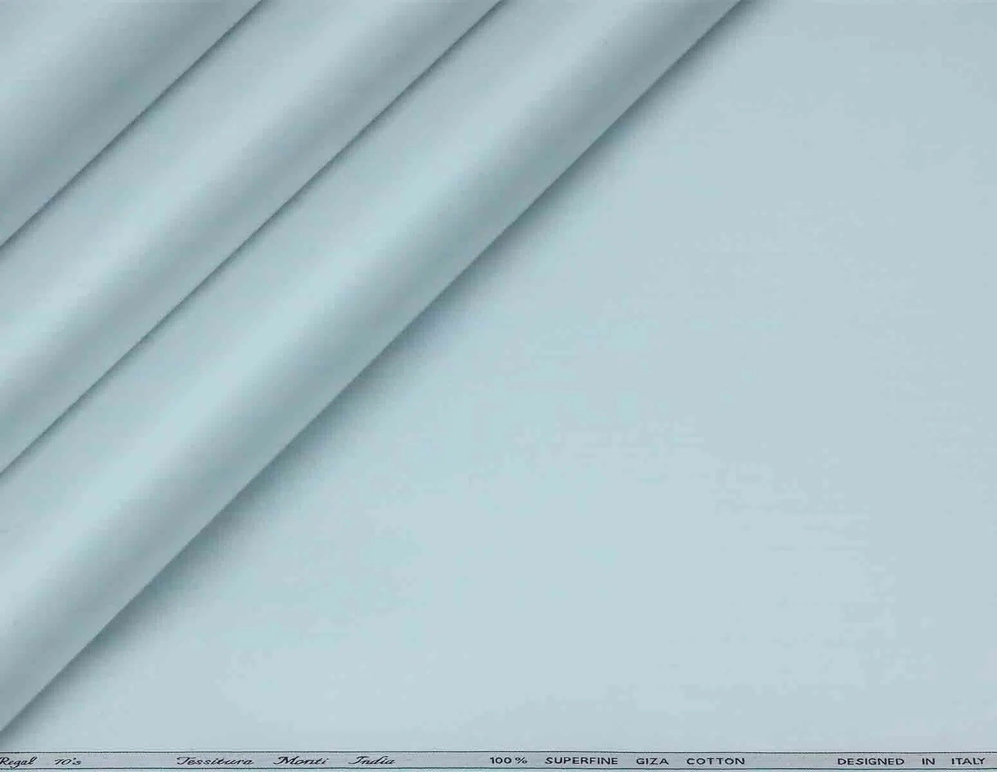 Powder Blue Superfine Giza Cotton Super 70’s Regal by Tessitura Monti