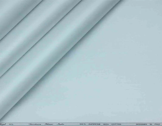 Powder Blue Superfine Giza Cotton Super 70’s Regal by Tessitura Monti