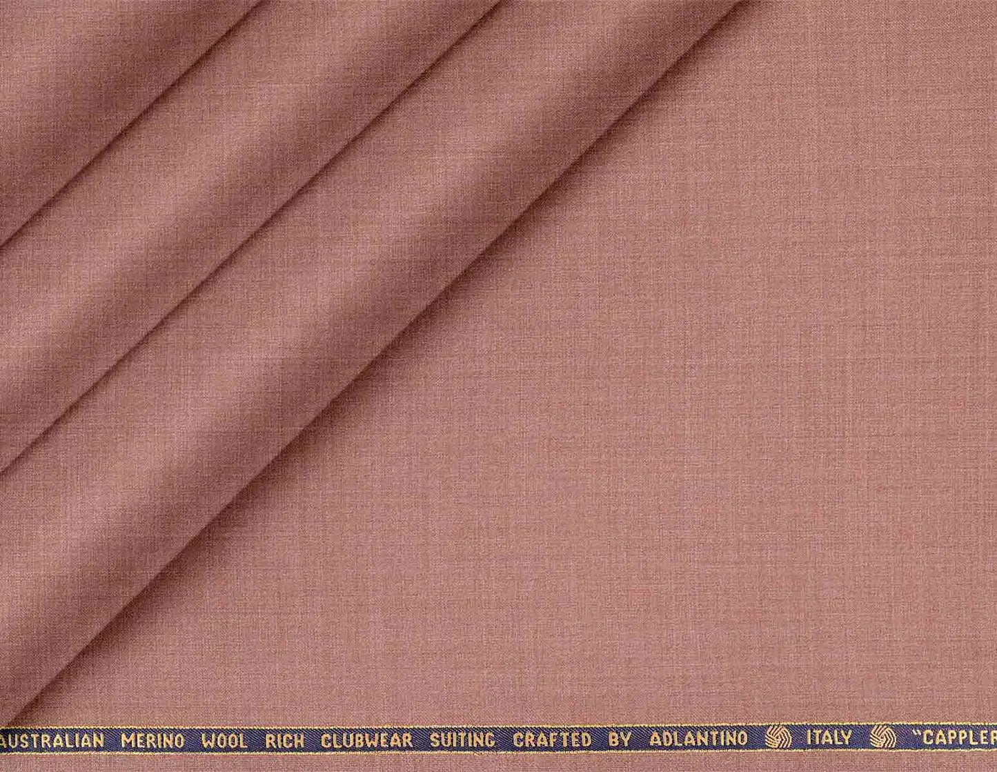Modern Terracotta Poly Wool Super 130’s Australian Merino Wool-Rich Clubwear Suiting