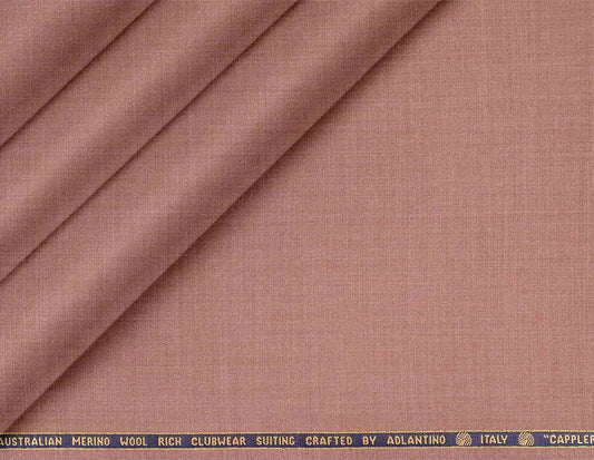 Modern Terracotta Poly Wool Super 130’s Australian Merino Wool-Rich Clubwear Suiting