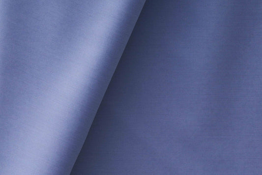 Slate Blue Super 100’s Extrafine Merino Wool Poly-Wool Suiting Fabric for Modern Mensweartest
