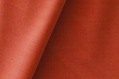 Super 130’s Wool-Rich Poly Wool Suiting by Adlantino Italy Tudor – Rust Plain Micro Structure