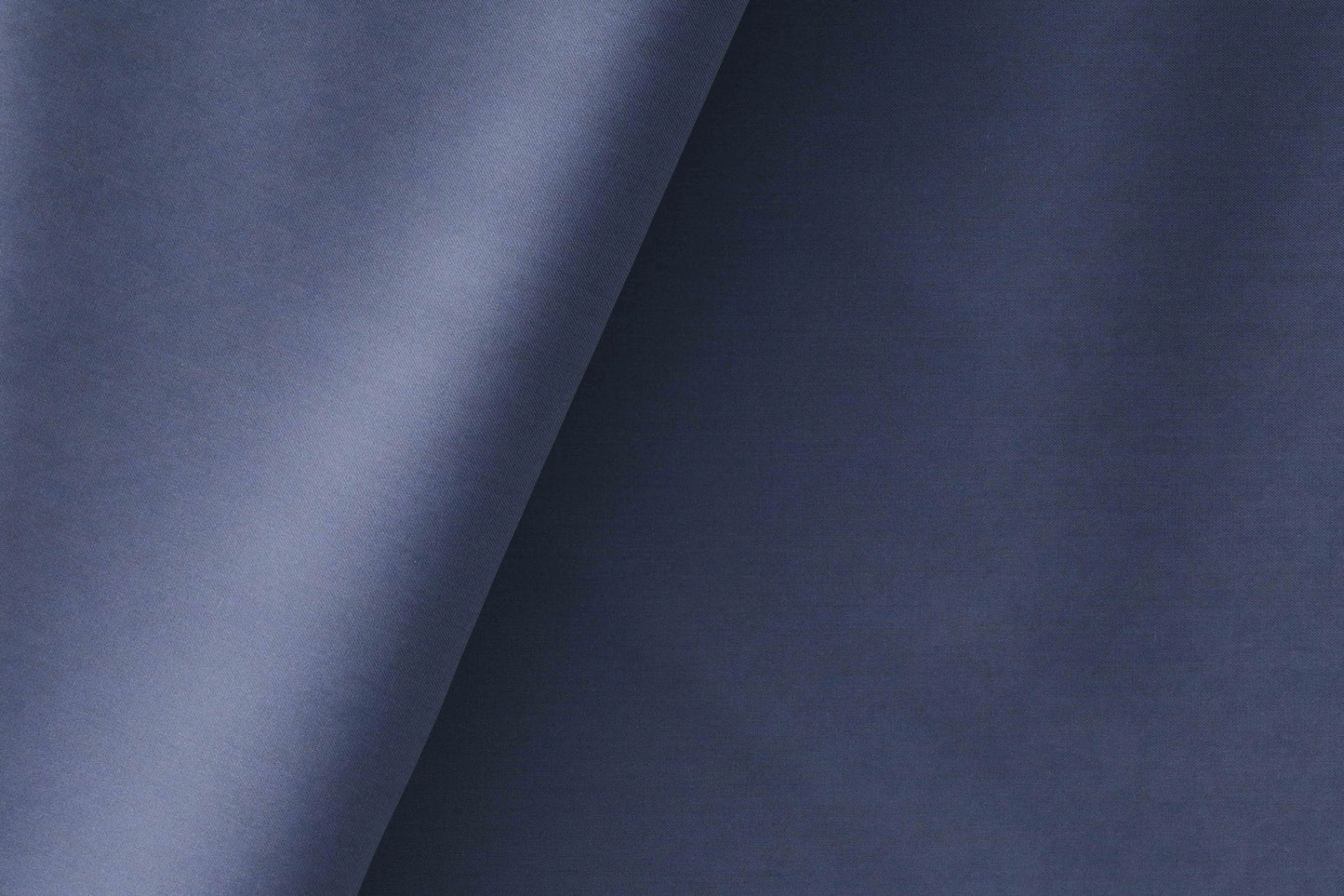 Super 100’s Extrafine Merino Wool Poly-Wool Suiting by Adlantino – Steel Blue Modern Tailoring Fabric for Men.