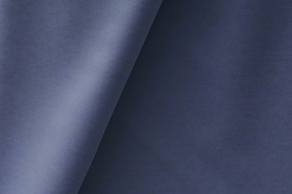 Super 100’s Extrafine Merino Wool Poly-Wool Suiting by Adlantino – Steel Blue Modern Tailoring Fabric for Men.