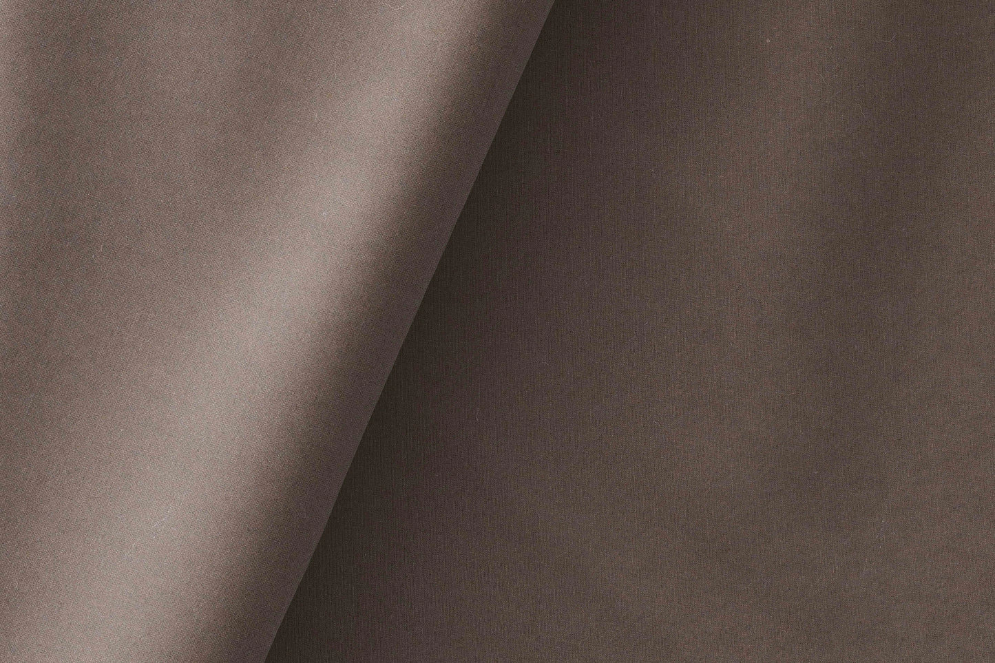 Chocolate Brown Mold Stretch High Density Giza Cotton Lycra Lining Fabric for Modern Menswear