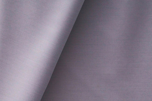 Elegant Silver Grey Super 130’s Poly-Wool Suiting Fabric for Modern Menswear