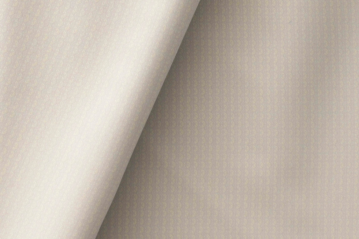 Soft Beige Giza Rich Cotton Micro-Pattern Shirting Fabric