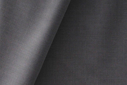 Deep Graphite Super 140’s Ultrafine Wool Rich Suiting Fabric