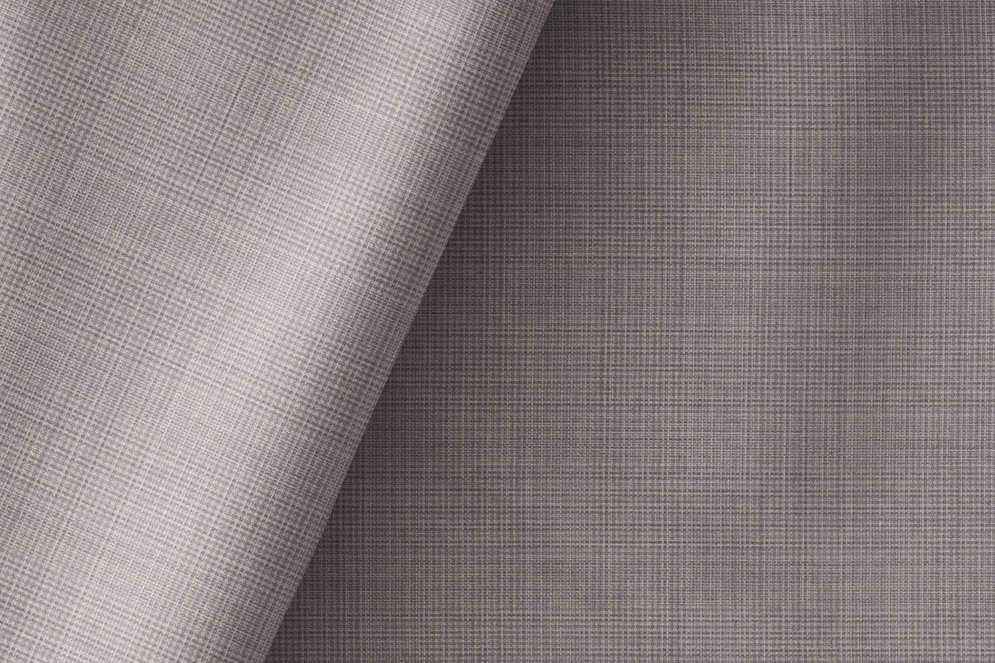 Super 90’s Extrafine Merino Wool Blended Suiting by Adlantino England — Silver Grey Lining Micro Structure Poly Wool for Modern Men’s Jodhpuris, Koti, Jackets, Suits & Pants