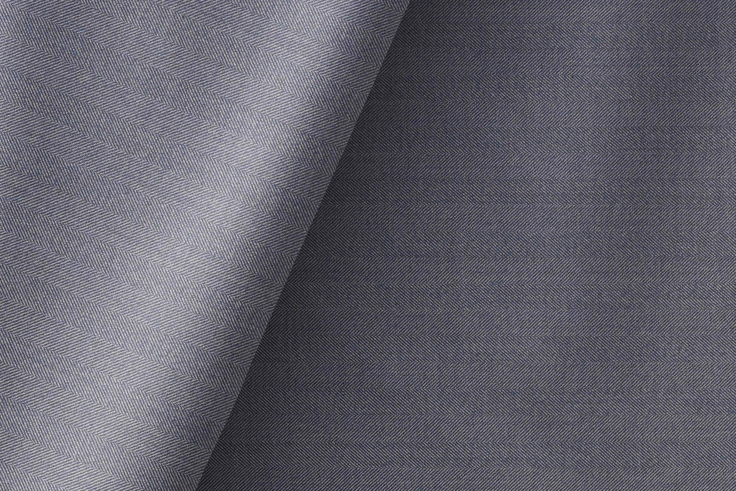 Mid Grey Herringbone Super 90’s Poly Wool Suiting Fabric for Jodhpuri Suits, Koti and Jackets.officinepaladino+1