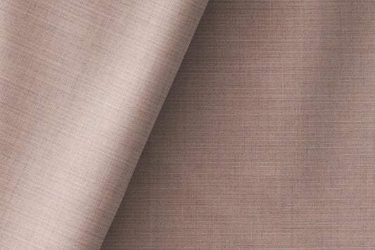 "CRIST Super 90’s Wool Blended Taupe Lining Suiting – All-Season Wear"