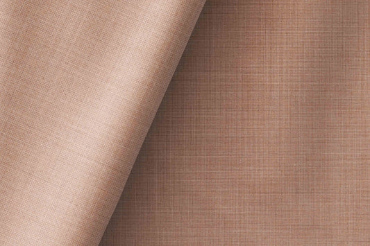 Chic Fine Merino Wool Polyester Blend Micro Plain Suiting