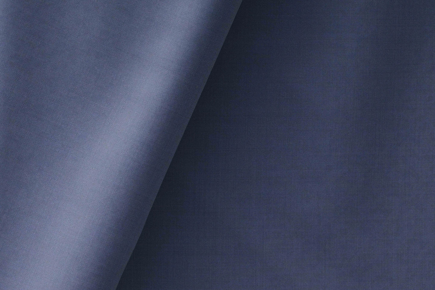 Modern Steel Blue Super 130’s Australian Merino Wool Poly Wool Suiting Fabric
