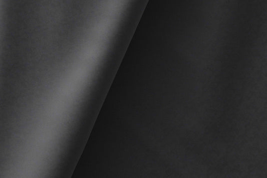 Adlantino Super 90’s Extrafine Merino Poly Wool Deep Black Plain Micro Suiting Fabric for Jodhpuris, Jackets, Suits & Trousers