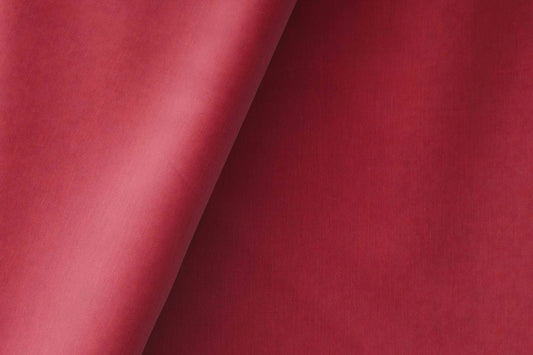 Crimson Red Superfine Giza Cotton Super 70’s Regal by Tessitura Monti