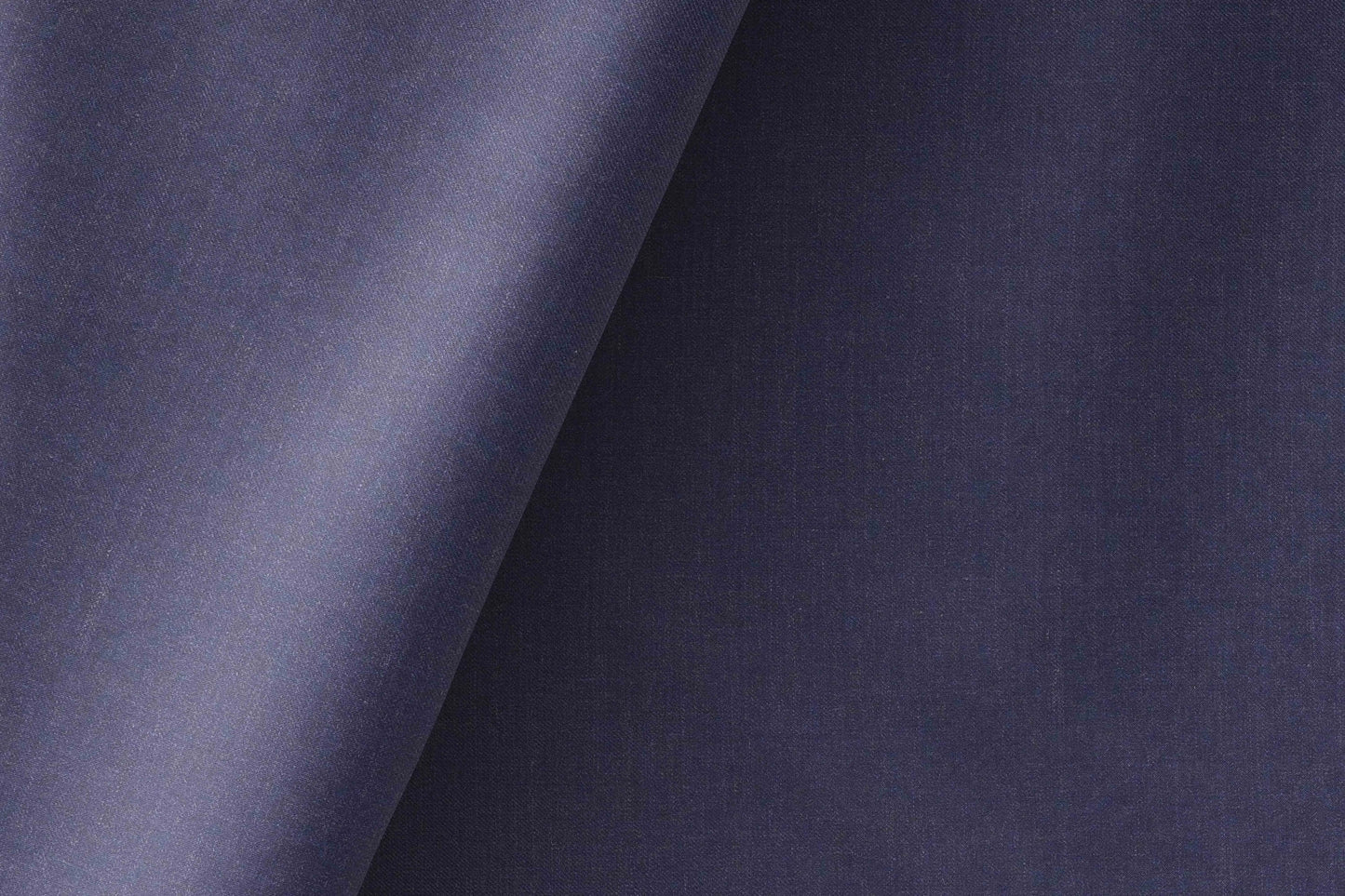 Rich Midnight Blue Extrafine Merino Poly-Wool Suiting Fabric