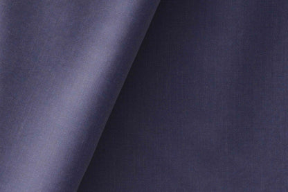 Rich Midnight Blue Extrafine Merino Poly-Wool Suiting Fabric