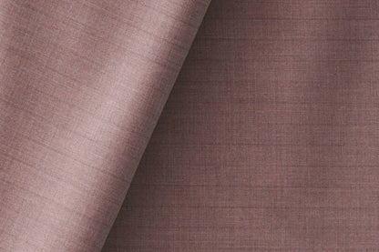 "Griefender Super 130’s Extrafine Merino Wool Taupe Plain Suiting by Adlantino"