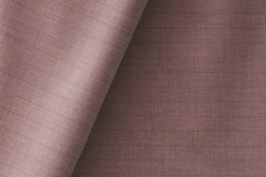 "Griefender Super 130’s Extrafine Merino Wool Taupe Plain Suiting by Adlantino"