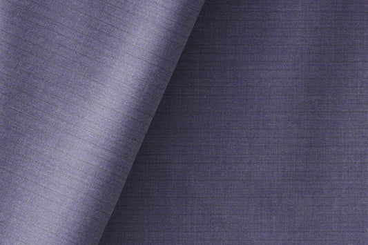 Steel Blue Super 130’s Extrafine Merino Micro Suiting Poly Wool Fabric for Modern Menswear