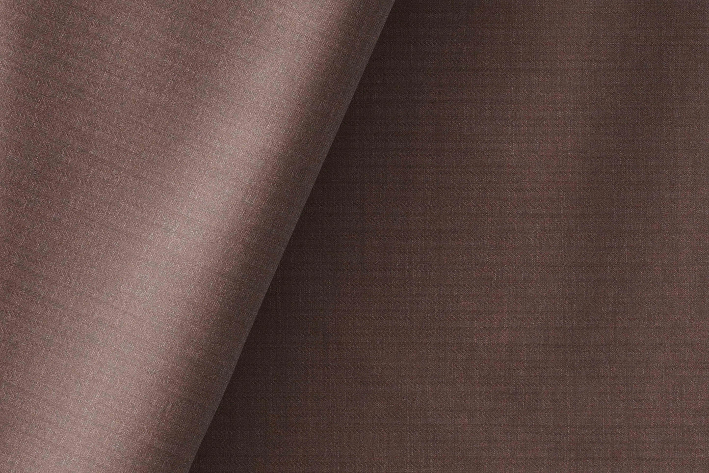 "Patrick Super 120’s Extrafine Merino Wool Brown Plain Suiting"