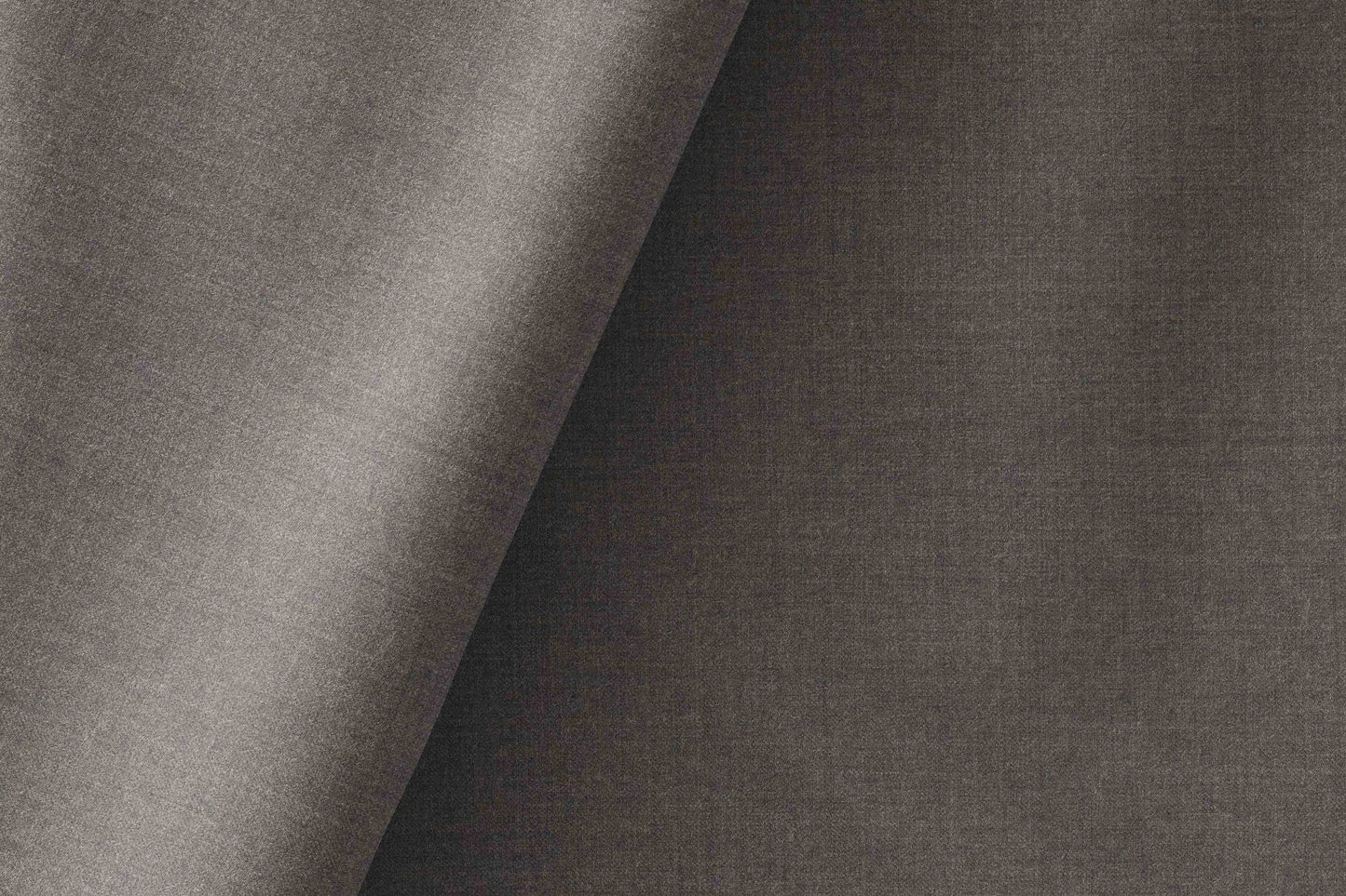 Super 130’s Wool-Rich Poly Wool Suiting – Adlantino Italy Tudor, Milled Plain Micro Structure (Charcoal Grey)
