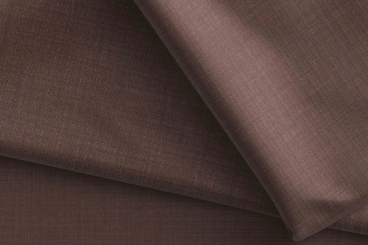 "Patrick Super 120’s Extrafine Merino Wool Brown Plain Suiting"