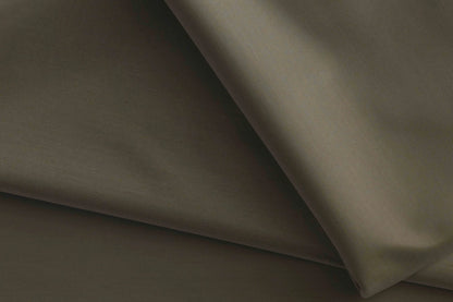 Olive Brown Superfine Giza Cotton Super 70’s Regal by Tessitura Monti