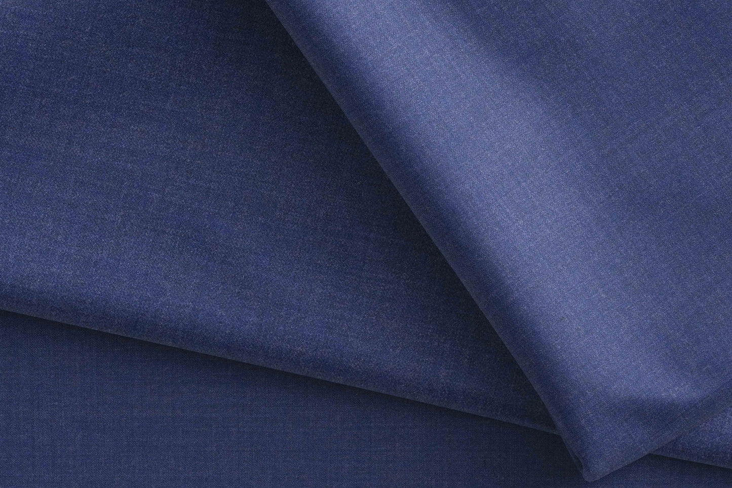 Super 130’s Wool-Rich Poly Wool Suiting by Adlantino Italy Tudor – Blue Micro Structure