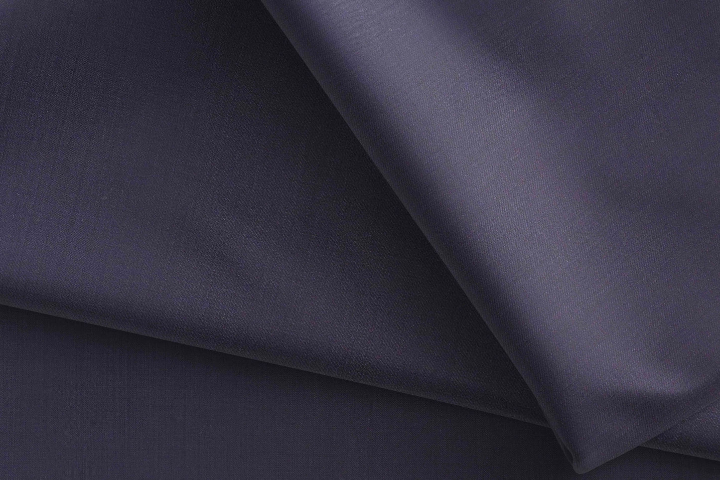 Classic Midnight Blue Super 130’s Australian Merino Wool Poly Wool Suiting Fabric