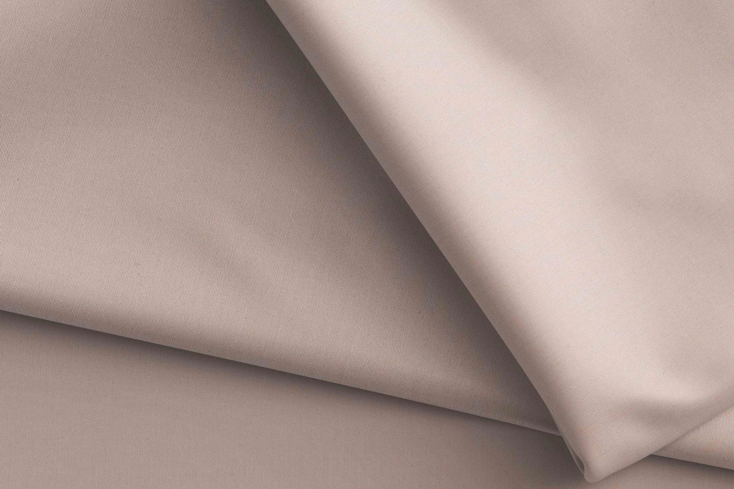 Champagne Beige Mold Stretch High Density Giza Cotton Lycra Lining Fabric for Modern Menswear