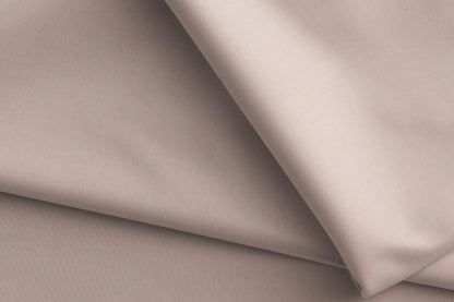 Champagne Beige Mold Stretch High Density Giza Cotton Lycra Lining Fabric for Modern Menswear