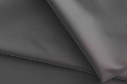 Charcoal Grey Superfine Giza Cotton Super 70’s Regal by Tessitura Monti