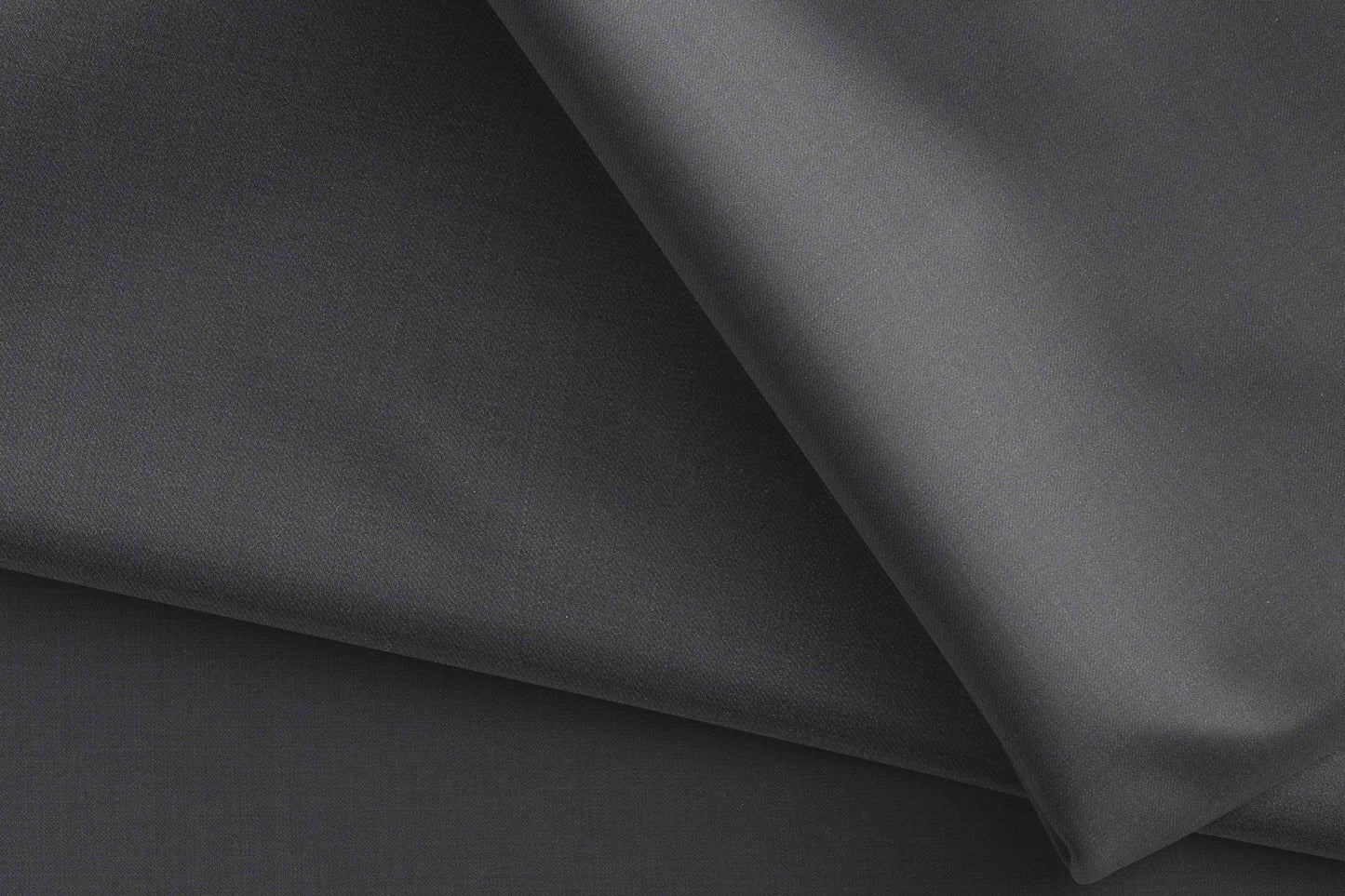 Super 130’s Australian Merino Wool Rich Clubwear Suiting – Graphite Smoke Grey Plain Micro-Structure Poly-Wool Fabric for Jodhpuri, Koti, Jackets, Suits & Pants