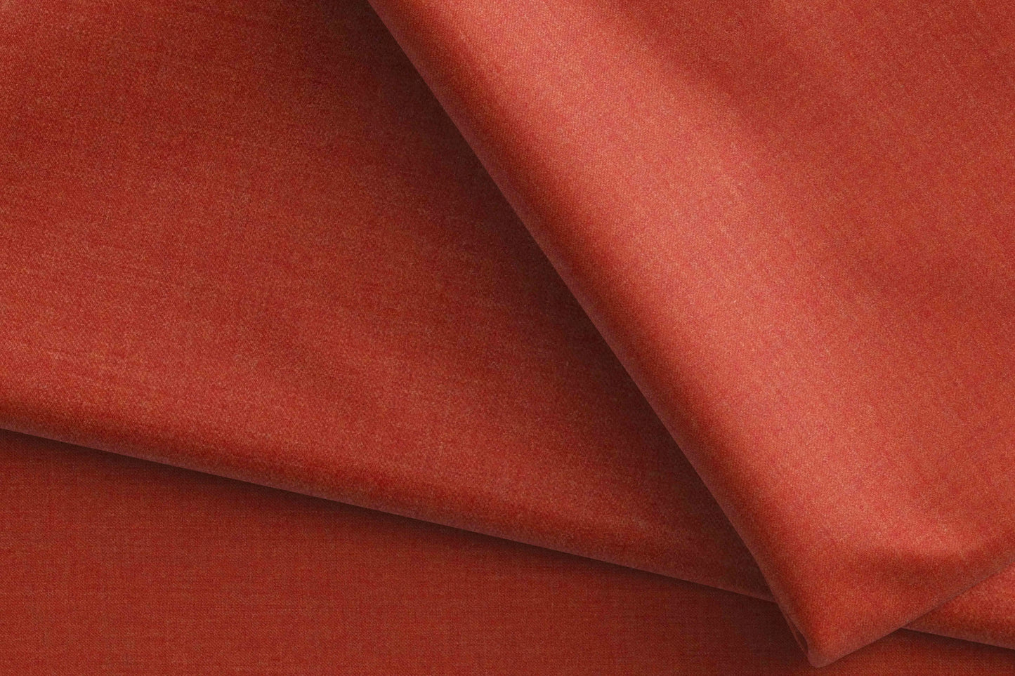 Super 130’s Wool-Rich Poly Wool Suiting by Adlantino Italy Tudor – Rust Plain Micro Structure