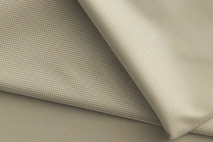 Sand Beige Micro Dot Superfine Giza Cotton by Tessitura Monti