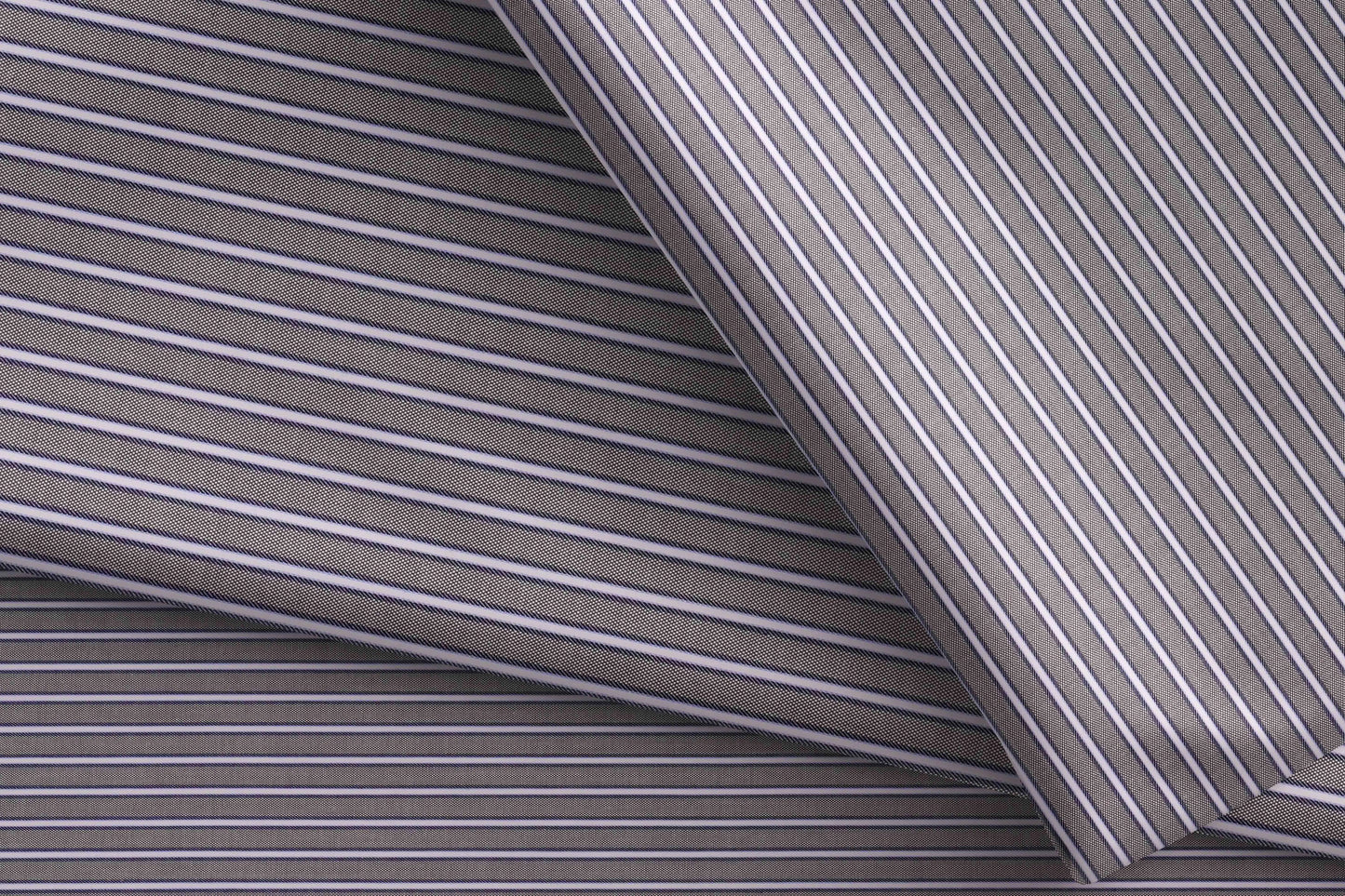 Super Ply 80’s Lining Stripe Shirting – Tessitura Monti India, Superfine Giza Cotton