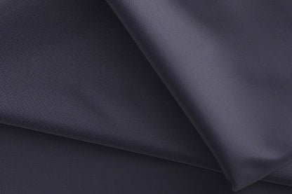 Navy Blue Super 90’s Extrafine Merino Poly Wool Checks Suiting Fabric for Modern Menswear