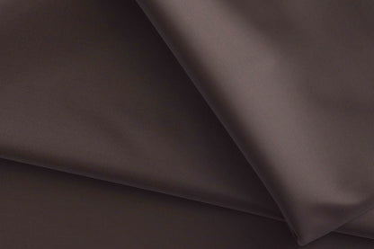 Rich Mocha Super 100’s Poly-Wool Suiting Fabric for Modern Menswear