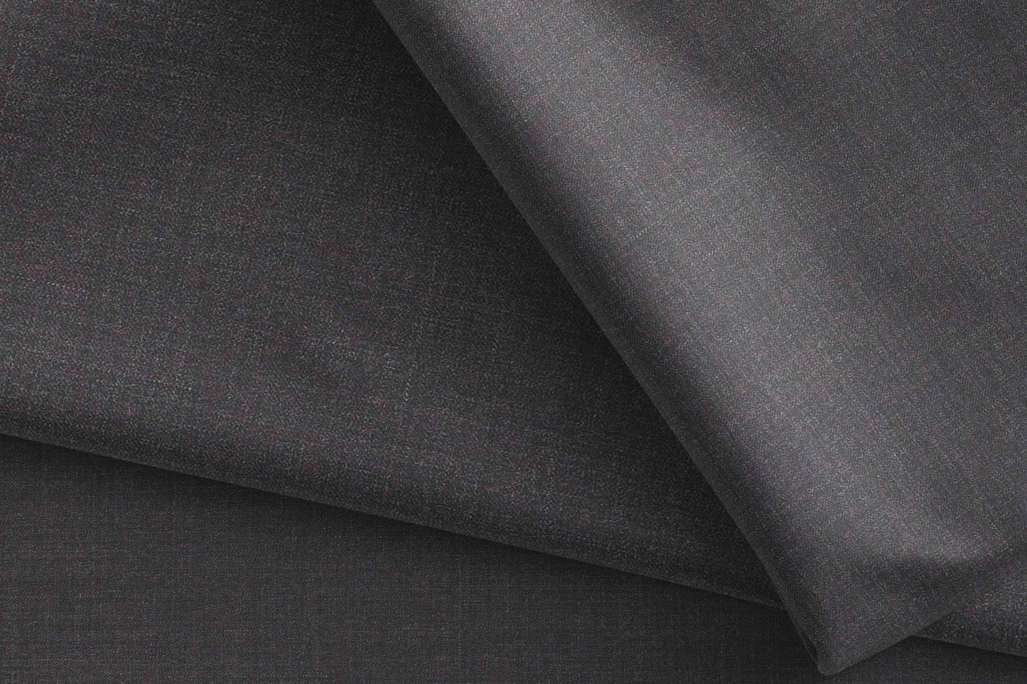 Deep Graphite Super 140’s Ultrafine Wool Rich Suiting Fabric