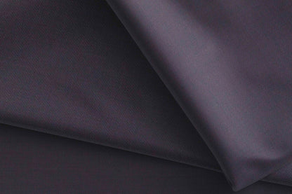 Super 130’s Extrafine Merino Wool Poly-Wool Suiting by Adlantino – Graphite Blue Modern Tailoring Fabric for Men.