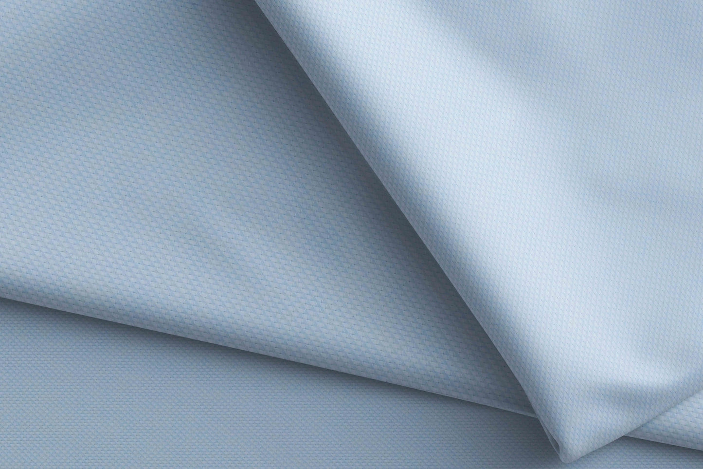 Tessitura Monti India 100% Superfine Giza Cotton – Ice Blue Dobby Micro Dots
