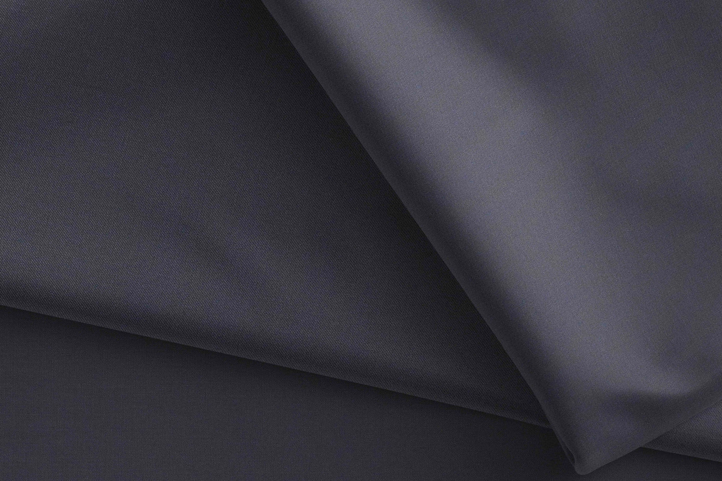 Midnight Navy Super 90’s Poly Wool Suiting Fabric by Adlantino for Jodhpuri Suits, Jackets and Trousers.