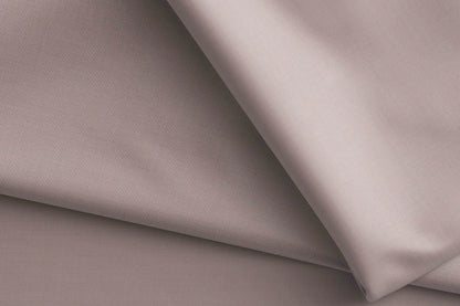 Super 130’s Extrafine Merino Wool Poly-Wool Suiting by Adlantino – Silver Grey Fabric for Modern Bespoke Menswear.
