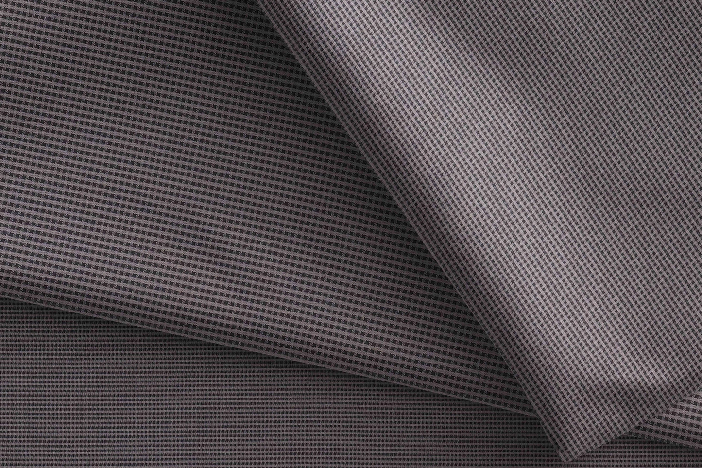 Charcoal Grey Micro Dot Superfine Giza Cotton by Tessitura Monti