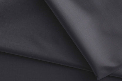 Chic Fine Merino Wool Polyester Blend Micro Plain Suiting