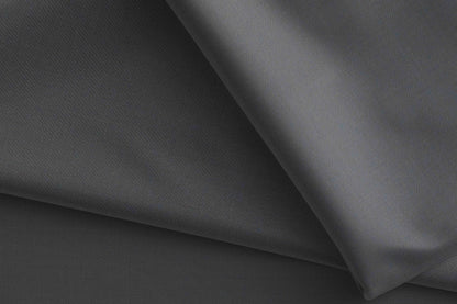 Super 130’s Extrafine Merino Wool Poly-Wool Suiting by Adlantino Glaze – Charcoal Grey Luxury for Modern Men’s Tailoring.
