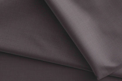 Super 130’s Extrafine Merino Wool Poly-Wool Suiting by Adlantino – Taupe Brown Contemporary Tailoring Fabric for Men.